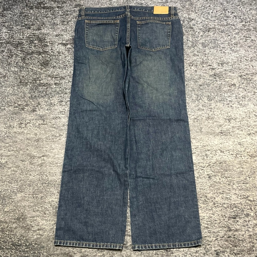 J. Crew Jeans Womens 14 (34x31) Blue Relaxed Baggy Straight Denim Preppy Skater